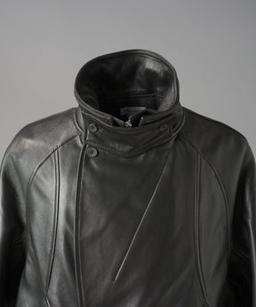 Different Materials Layering Prime-Over Trucker Jacket