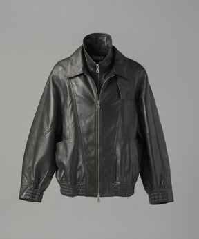 【26AW PRE-ORDER】Sheep Leather Prime-Over Layering Single Blouson