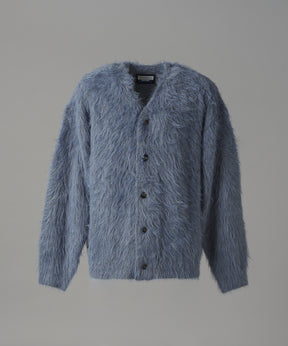 【26AW PRE-ORDER】シャギーニットプライムオーバーYネックカーディガン