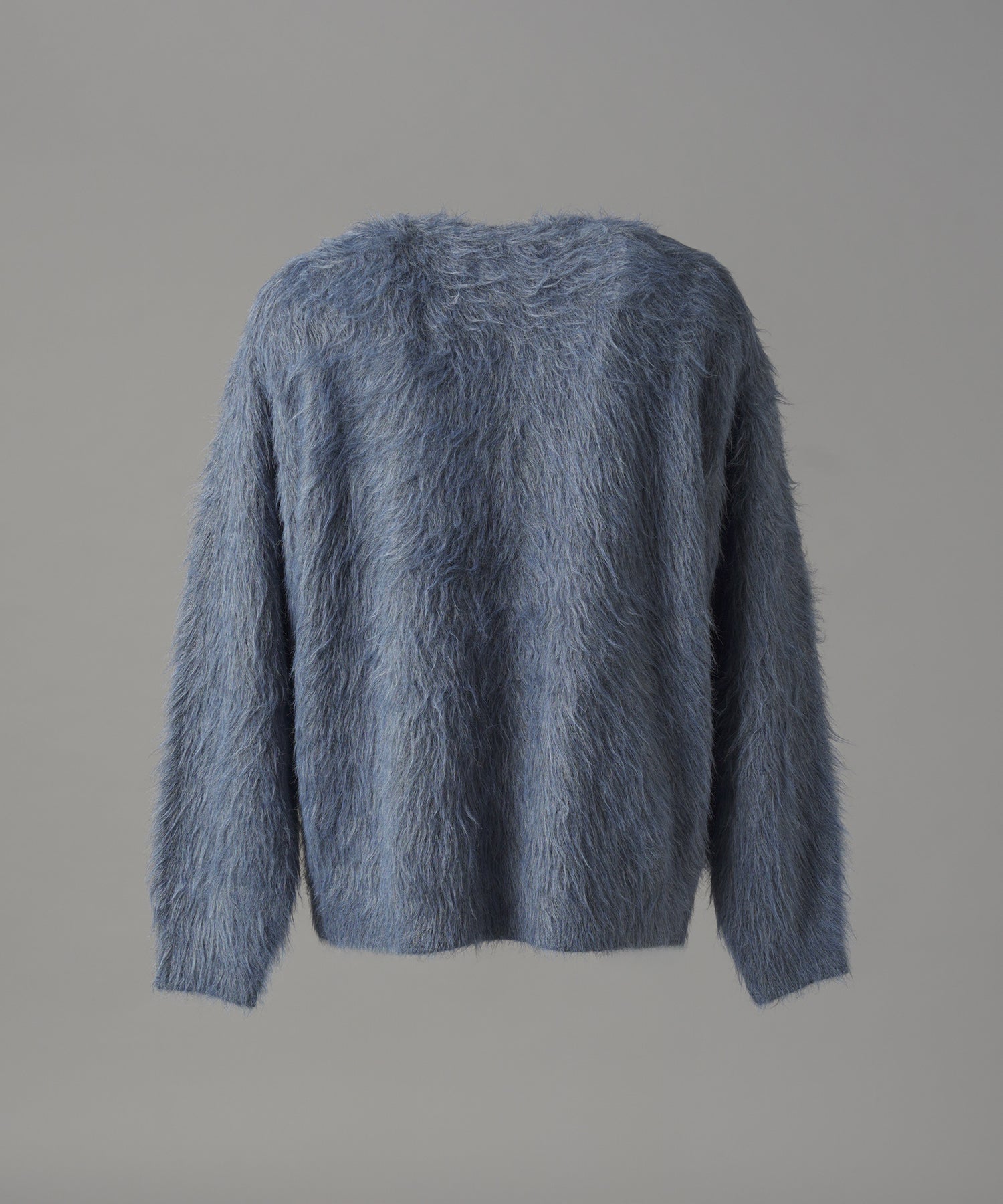 【26AW PRE-ORDER】シャギーニットプライムオーバーYネックカーディガン