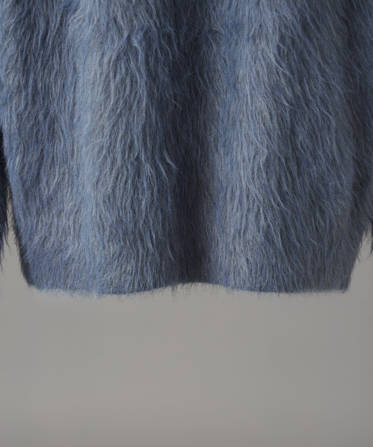 【26AW PRE-ORDER】シャギーニットプライムオーバーYネックカーディガン
