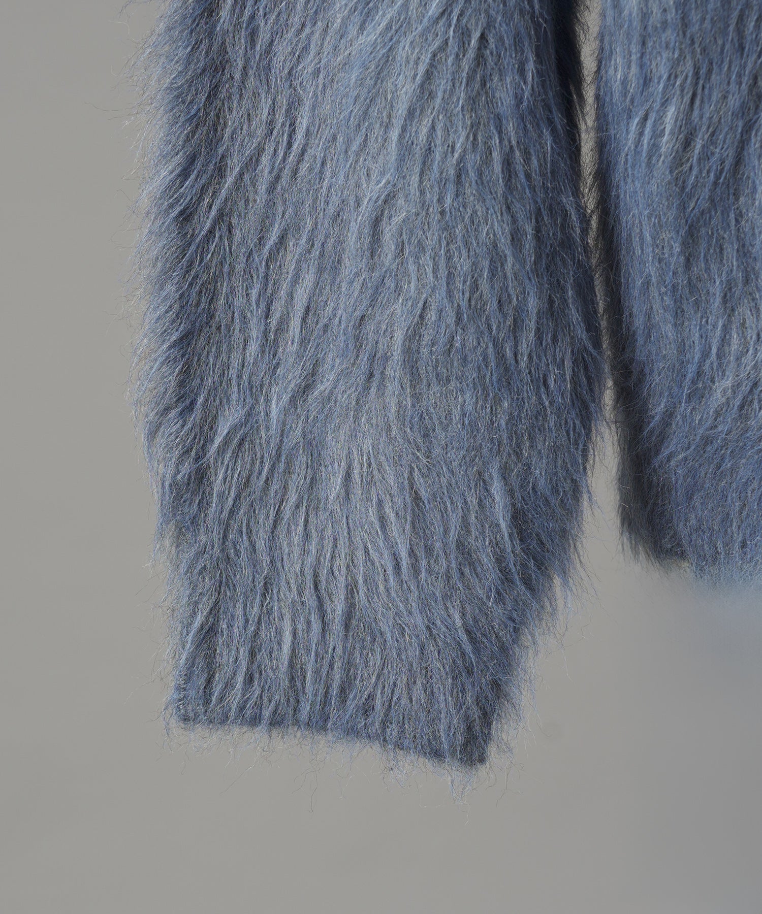 【26AW PRE-ORDER】シャギーニットプライムオーバーYネックカーディガン