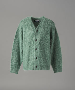 【26AW PRE-ORDER】シャギーニットプライムオーバーYネックカーディガン