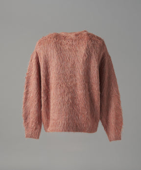 【26AW PRE-ORDER】シャギーニットプライムオーバークルーネックセーター