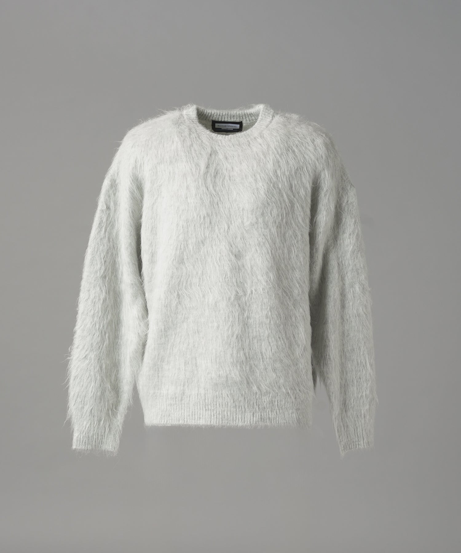 【26AW PRE-ORDER】シャギーニットプライムオーバークルーネックセーター