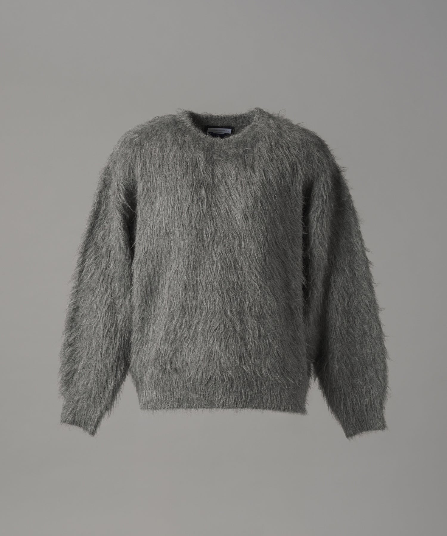 【26AW PRE-ORDER】シャギーニットプライムオーバークルーネックセーター