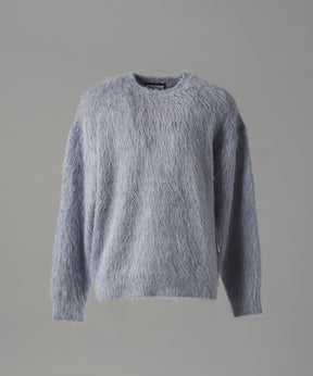 【26AW PRE-ORDER】シャギーニットプライムオーバークルーネックセーター