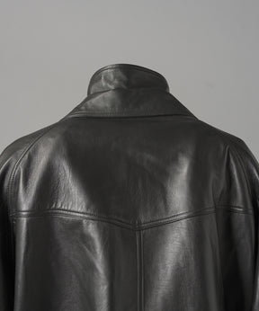 【26AW PRE-ORDER】Sheep Leather Prime-Over Layering Single Blouson