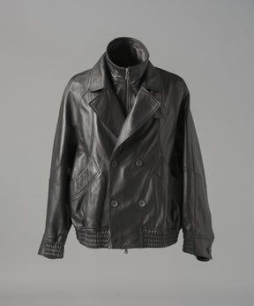 Different Materials Layering Prime-Over Trucker Jacket