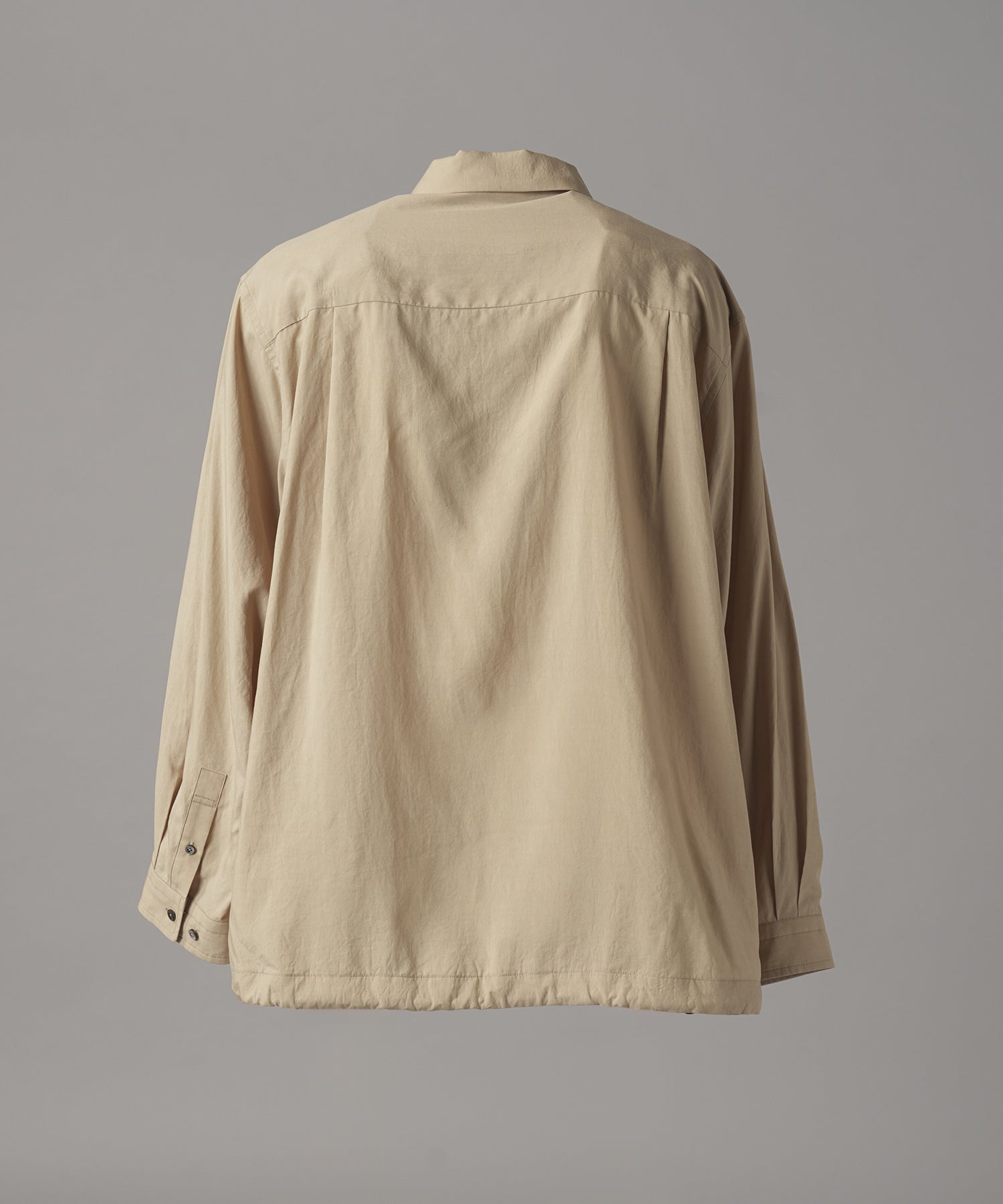 [26SS PRE-ORDER] Airy Striped Gabardine Prime-Over Short-sleeved Shirt