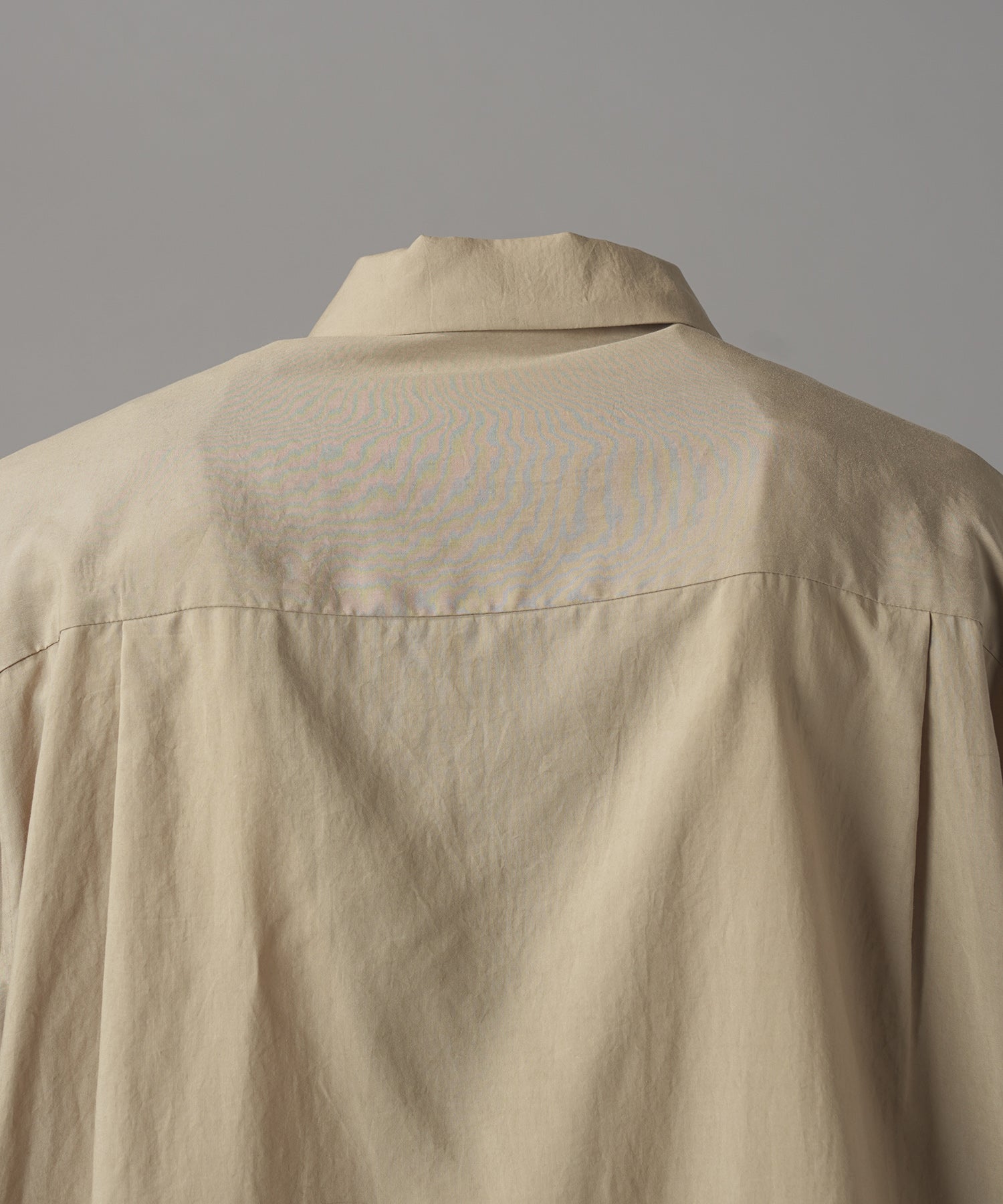 [26SS PRE-ORDER] Airy Striped Gabardine Prime-Over Short-sleeved Shirt