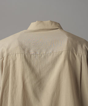 [26SS PRE-ORDER] Airy Striped Gabardine Prime-Over Short-sleeved Shirt