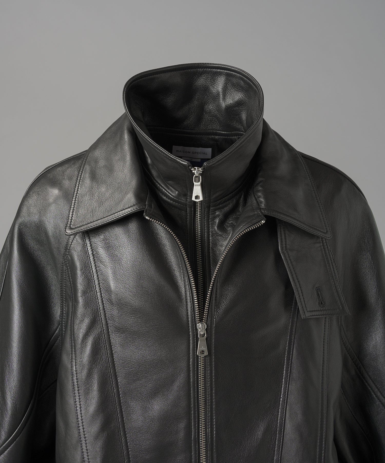 【26AW PRE-ORDER】Sheep Leather Prime-Over Layering Single Blouson