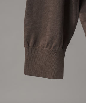 Airy Striped Gabardine Prime-Over Short-sleeved Shirt