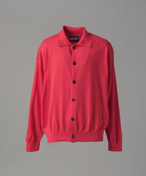 Airy Striped Gabardine Prime-Over Short-sleeved Shirt