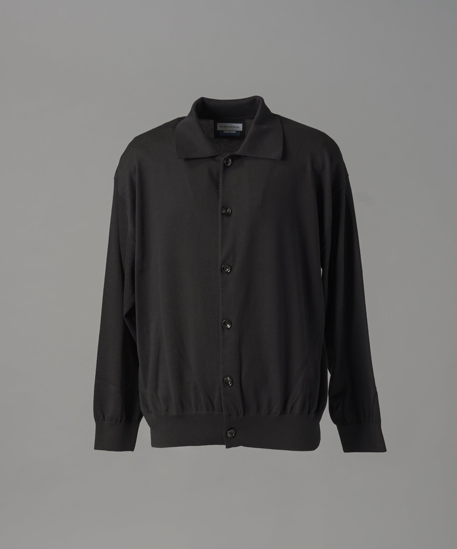Airy Striped Gabardine Prime-Over Short-sleeved Shirt