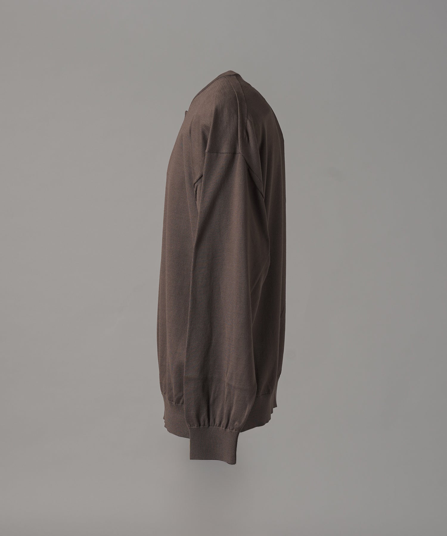 Airy Striped Gabardine Prime-Over Short-sleeved Shirt