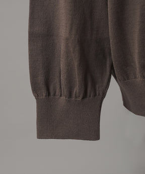 Airy Striped Gabardine Prime-Over Short-sleeved Shirt