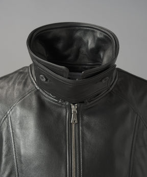 【26AW PRE-ORDER】Sheep Leather Prime-Over Layering Single Blouson