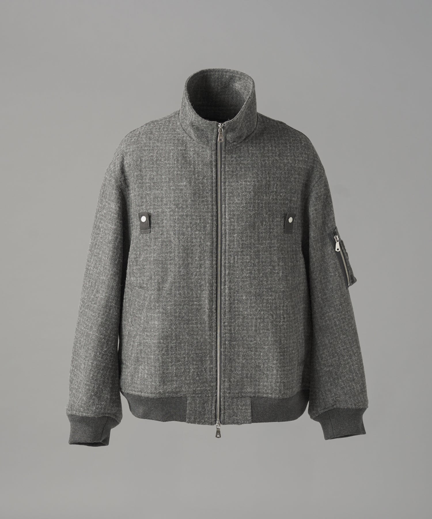 [26AW PRE-ORDER] [Italian dead stock fabric] Prime over regular collar shirt coat