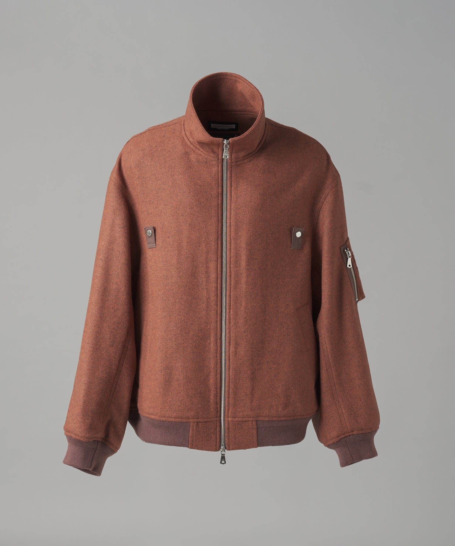 [26AW PRE-ORDER] [Italian dead stock fabric] Prime over regular collar shirt coat
