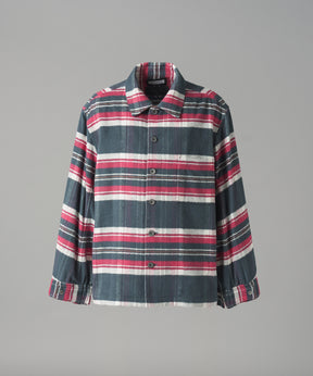 [26AW PRE-ORDER] [Italian dead stock fabric] Prime over regular collar shirt coat