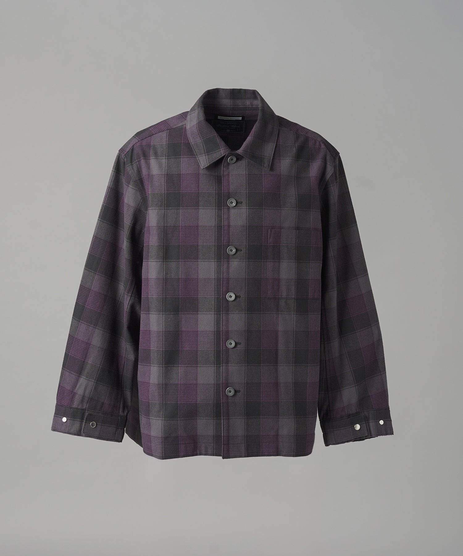 [26AW PRE-ORDER] [Italian dead stock fabric] Prime over regular collar shirt coat