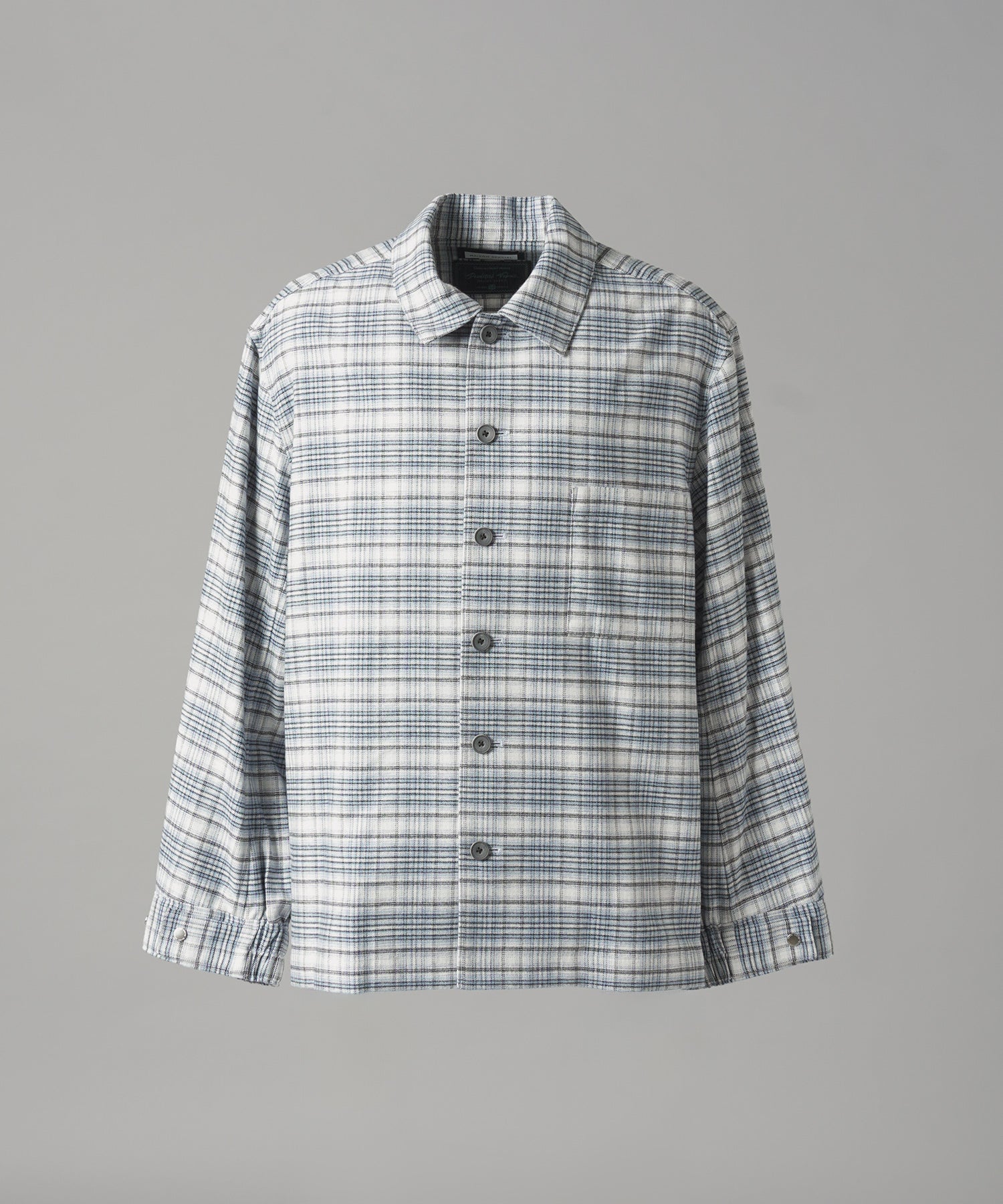[26AW PRE-ORDER] [Italian dead stock fabric] Prime over regular collar shirt coat