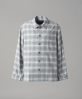 [26AW PRE-ORDER] [Italian dead stock fabric] Prime over regular collar shirt coat