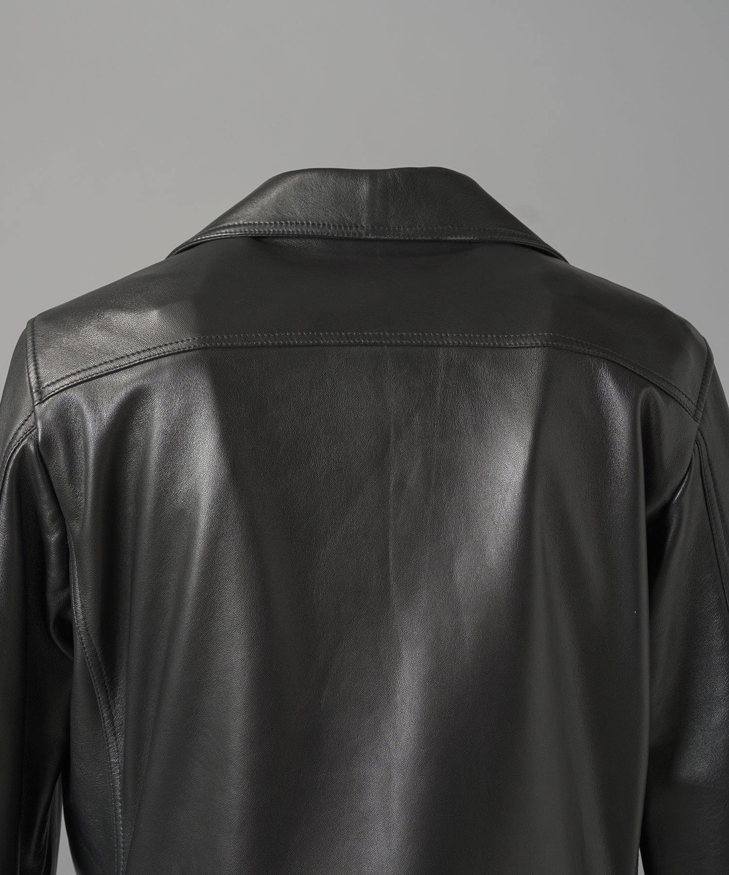 【26AW PRE-ORDER】Dress-Fit Sheep Leather Double Rider Jacket