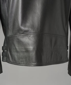 【26AW PRE-ORDER】Dress-Fit Sheep Leather Double Rider Jacket