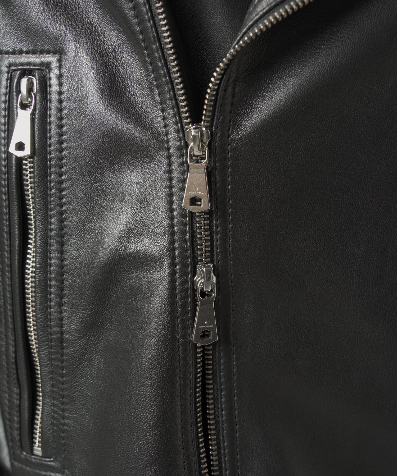 【26AW PRE-ORDER】Dress-Fit Sheep Leather Double Rider Jacket