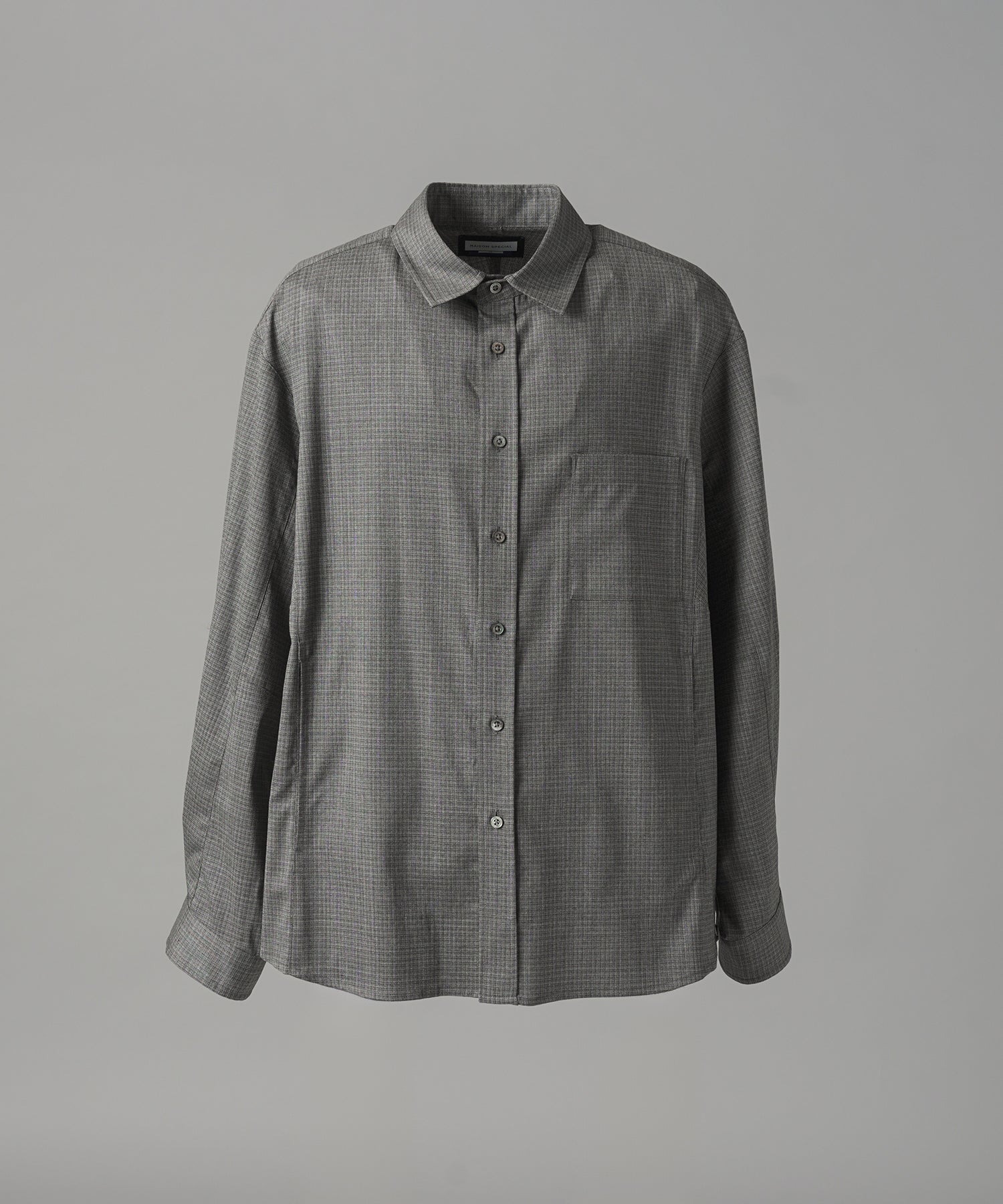 【26AW PRE-ORDER】Raglan Yoke Switching Prime-Over Long Sleeve Shirt