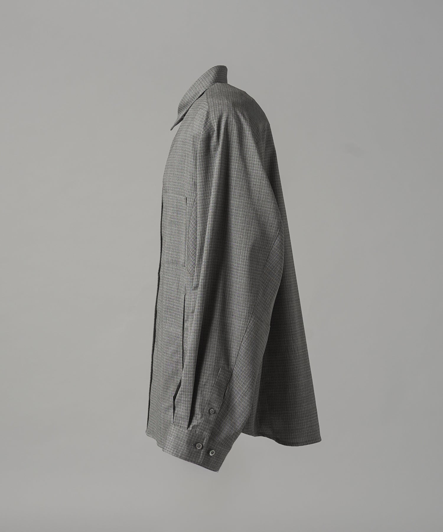 【26AW PRE-ORDER】Raglan Yoke Switching Prime-Over Long Sleeve Shirt