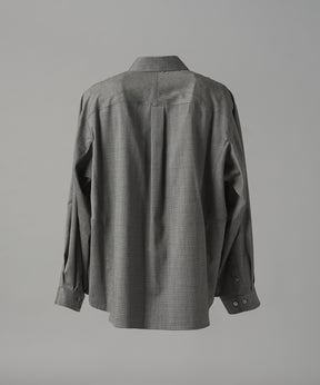 【26AW PRE-ORDER】Raglan Yoke Switching Prime-Over Long Sleeve Shirt