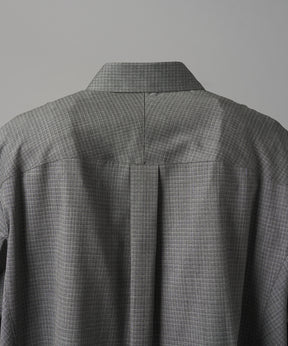 【26AW PRE-ORDER】Raglan Yoke Switching Prime-Over Long Sleeve Shirt