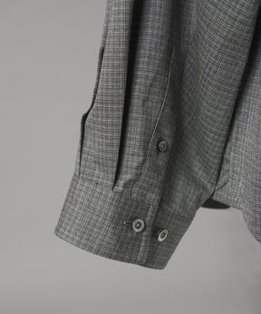 【26AW PRE-ORDER】Raglan Yoke Switching Prime-Over Long Sleeve Shirt