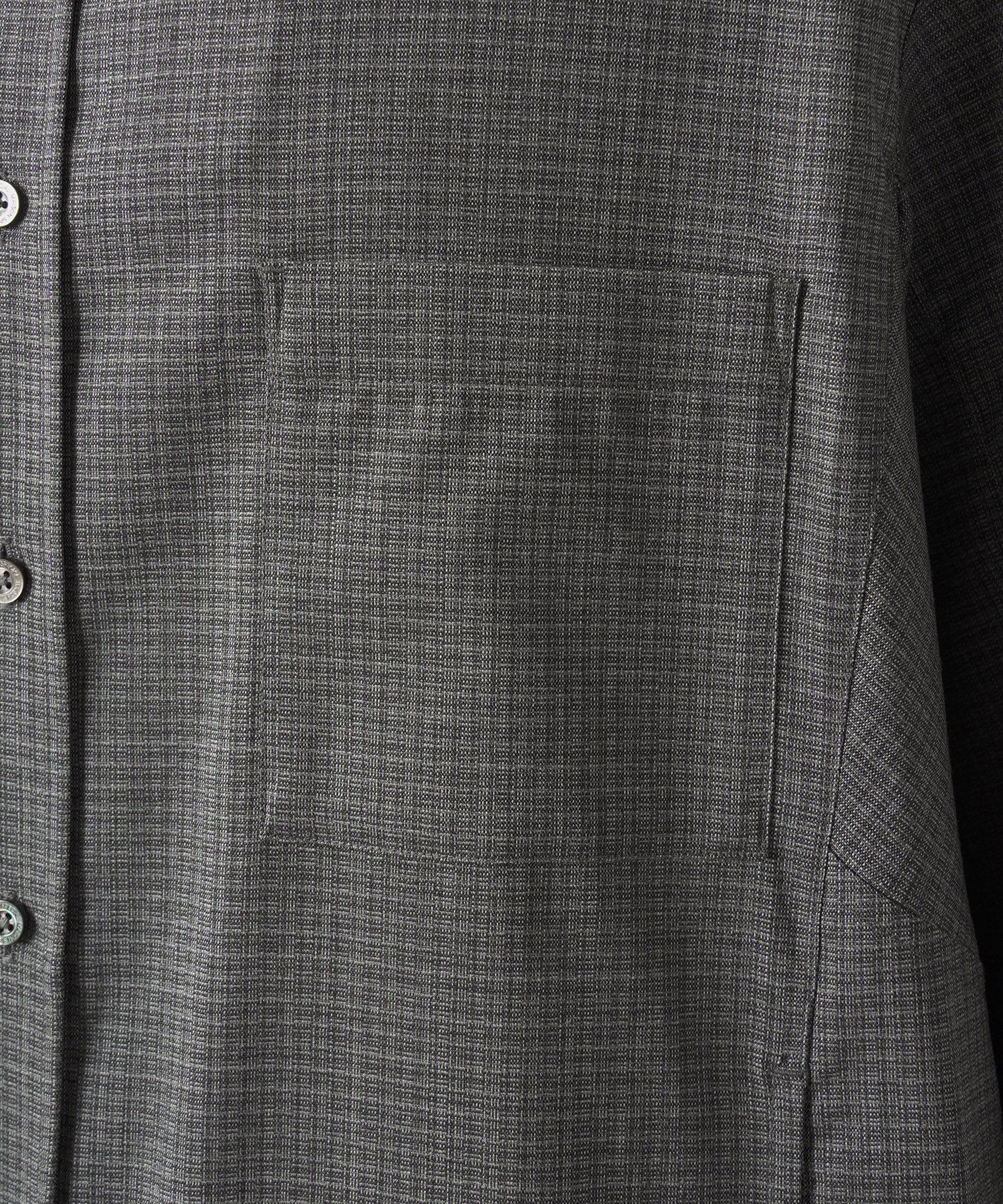【26AW PRE-ORDER】Raglan Yoke Switching Prime-Over Long Sleeve Shirt