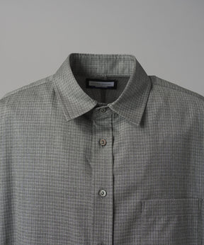 【26AW PRE-ORDER】Raglan Yoke Switching Prime-Over Long Sleeve Shirt