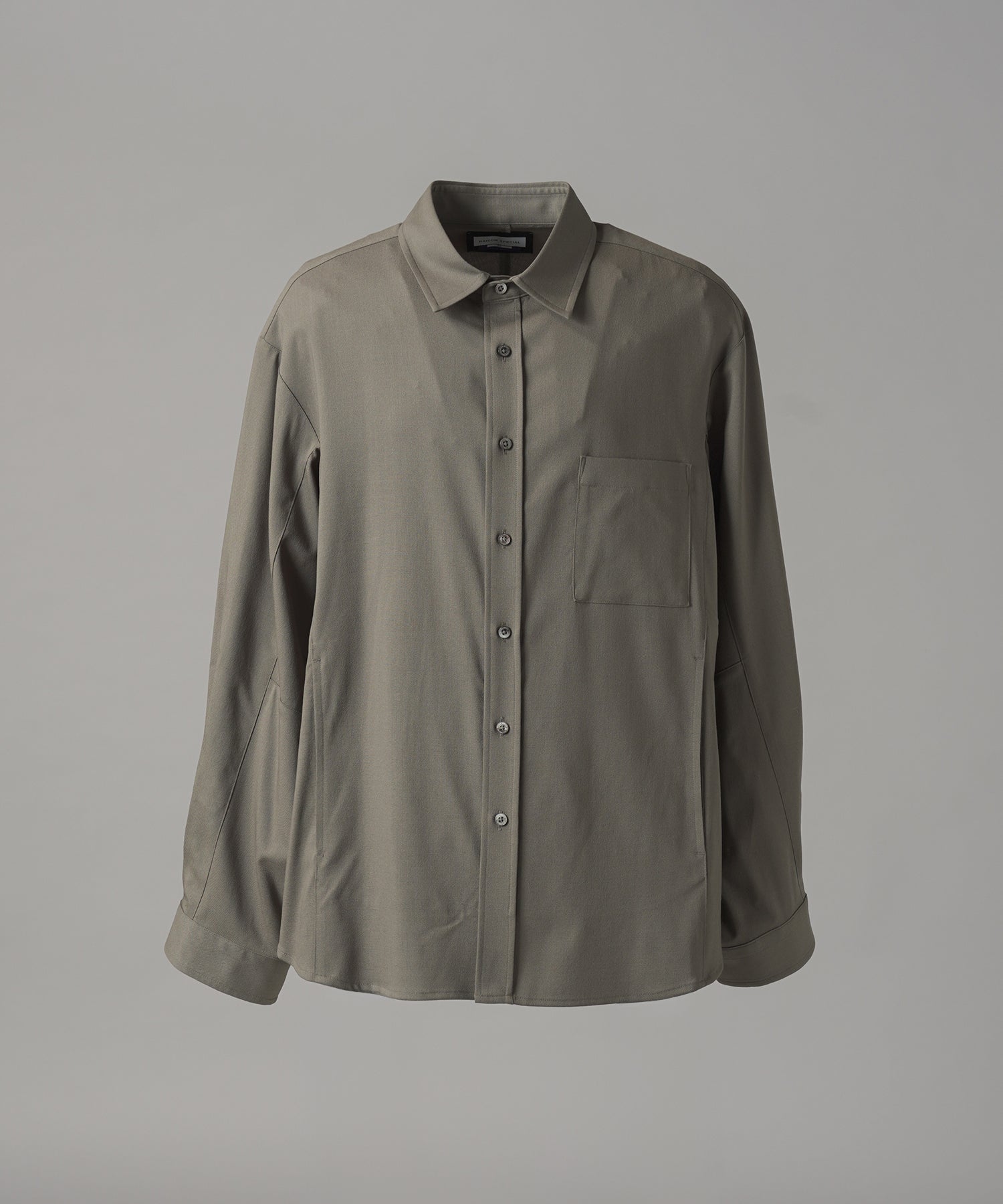 【26AW PRE-ORDER】Raglan Yoke Switching Prime-Over Long Sleeve Shirt