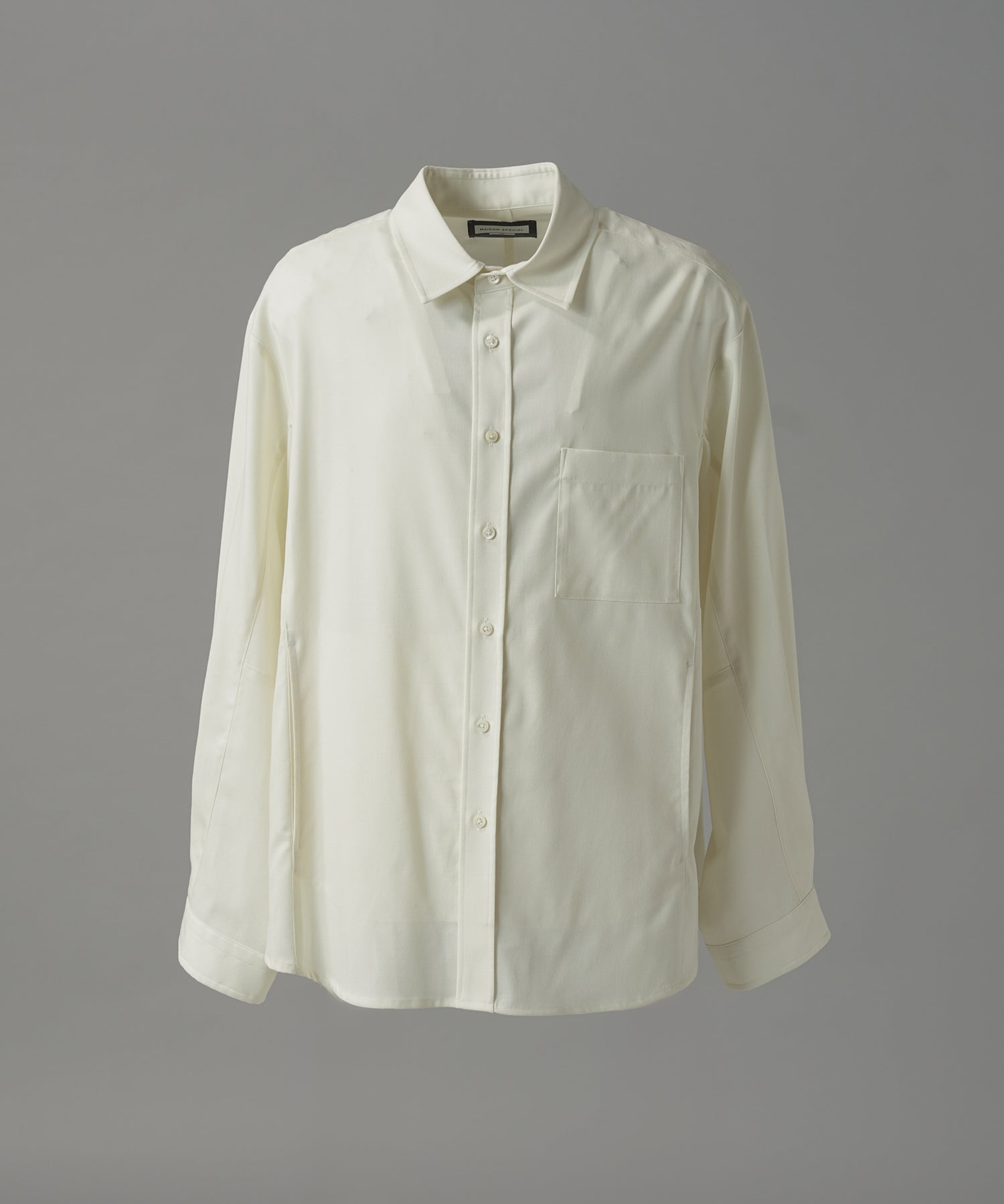 【26AW PRE-ORDER】Raglan Yoke Switching Prime-Over Long Sleeve Shirt