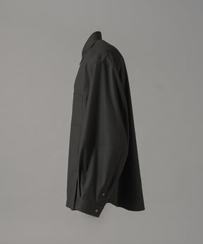 【26AW PRE-ORDER】TW Drapery Gabardine Prime-Over Ovoid Sleeve Shirt