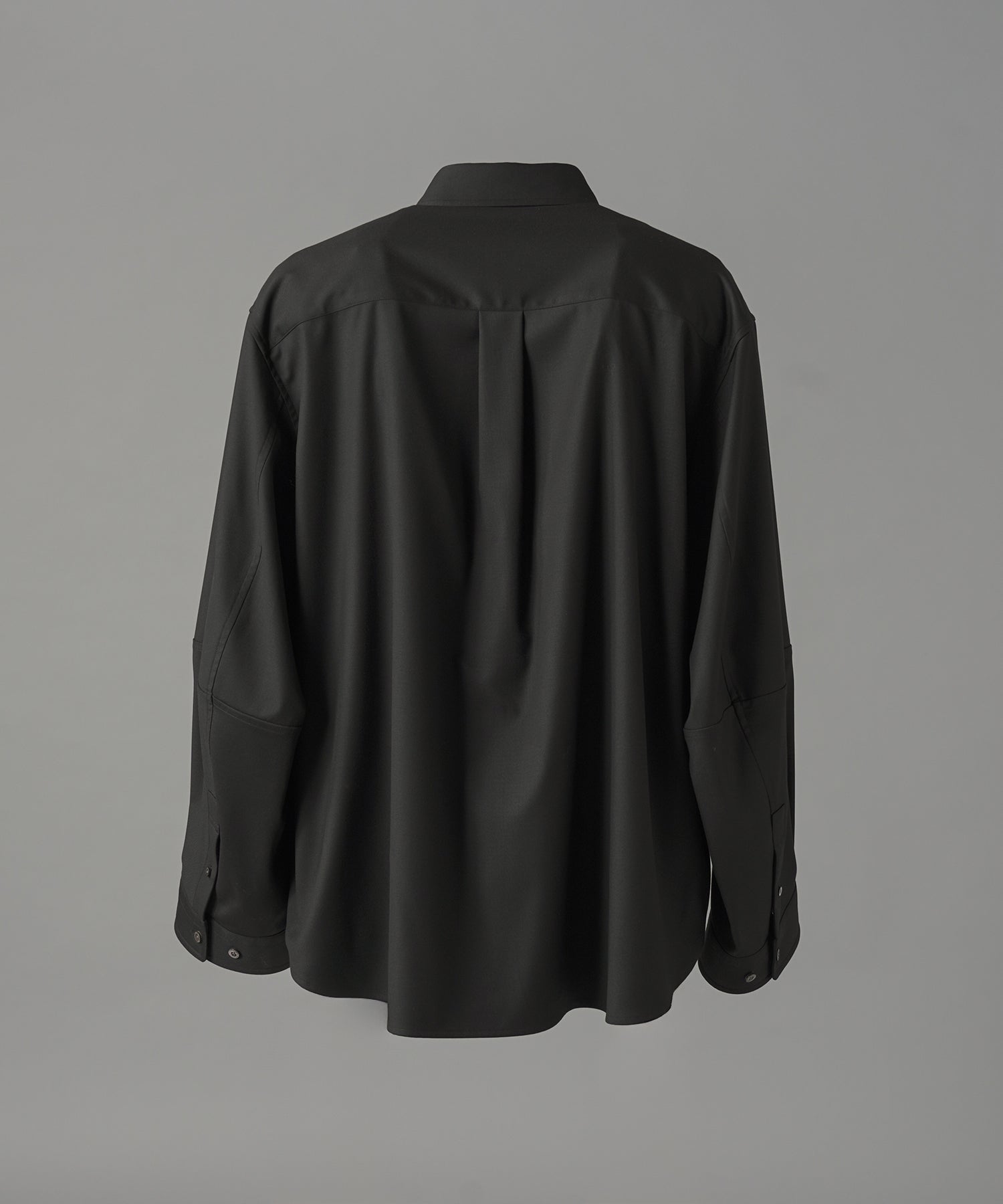【26AW PRE-ORDER】TW Drapery Gabardine Prime-Over Ovoid Sleeve Shirt