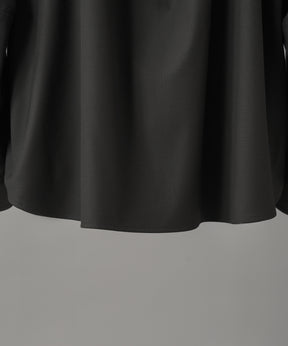 【26AW PRE-ORDER】TW Drapery Gabardine Prime-Over Ovoid Sleeve Shirt