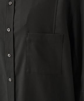 【26AW PRE-ORDER】TW Drapery Gabardine Prime-Over Ovoid Sleeve Shirt