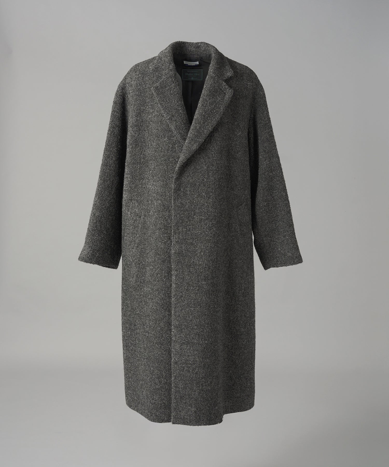 [26AW PRE-ORDER] [Italian dead stock fabric] Prime over regular collar shirt coat