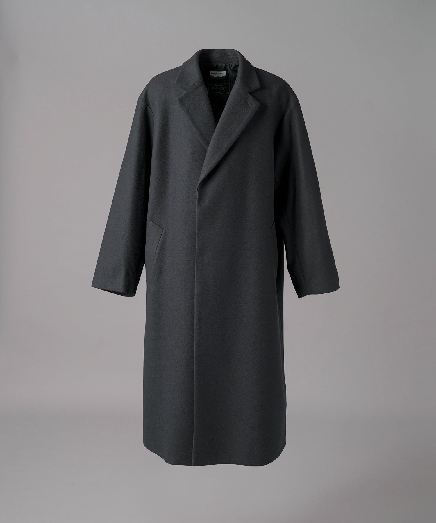 [26AW PRE-ORDER] [Italian dead stock fabric] Prime over regular collar shirt coat