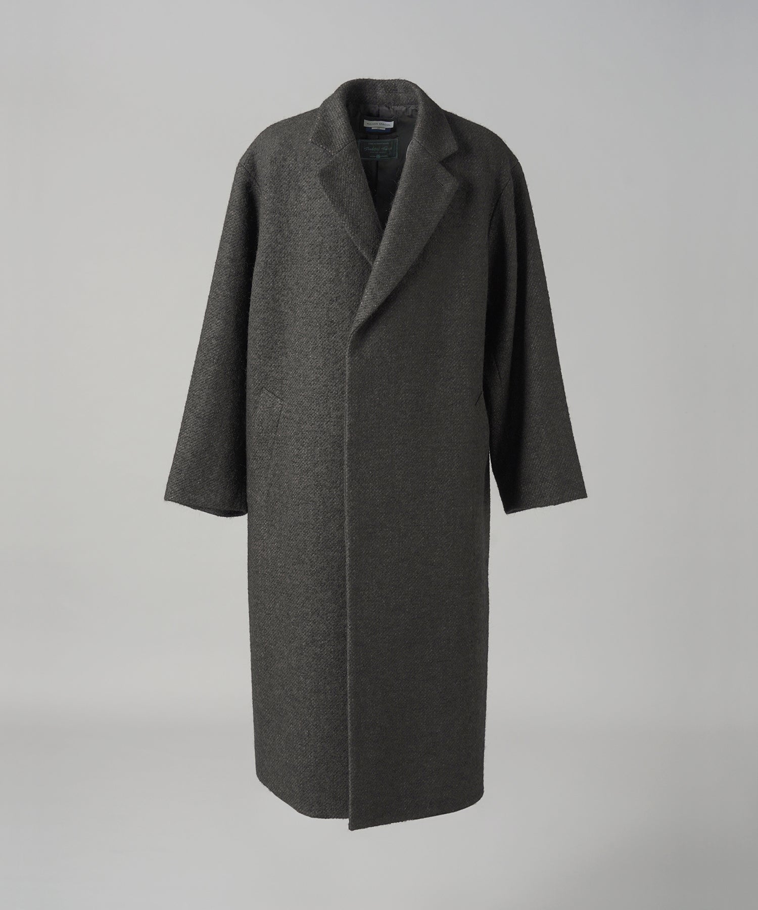 [26AW PRE-ORDER] [Italian dead stock fabric] Prime over regular collar shirt coat