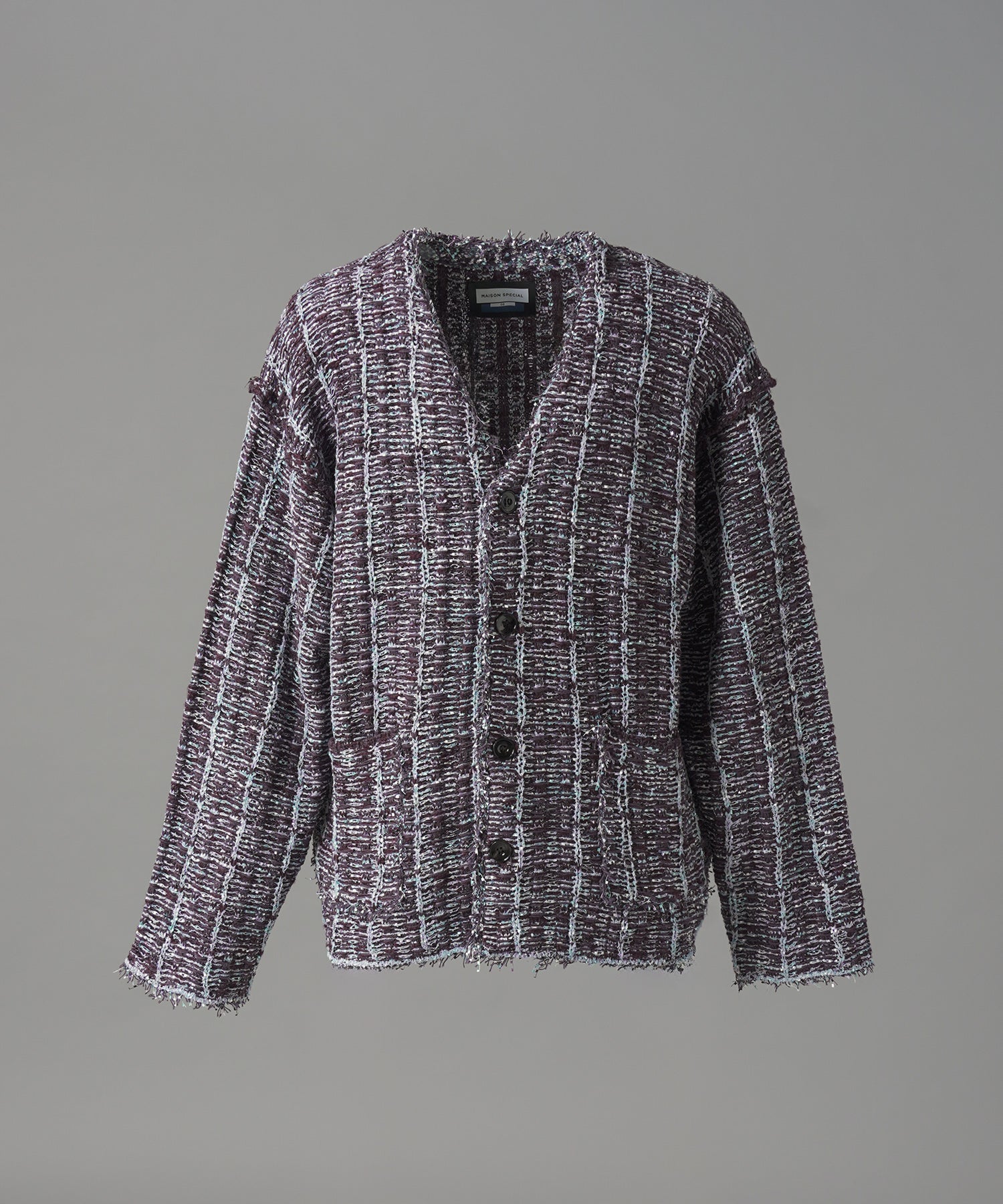 【26AW PRE-ORDER】ツイードニットプライムオーバーカーディガン