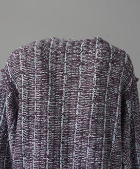 【26AW PRE-ORDER】ツイードニットプライムオーバーカーディガン